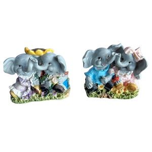 Ceramic Elephants Figurines